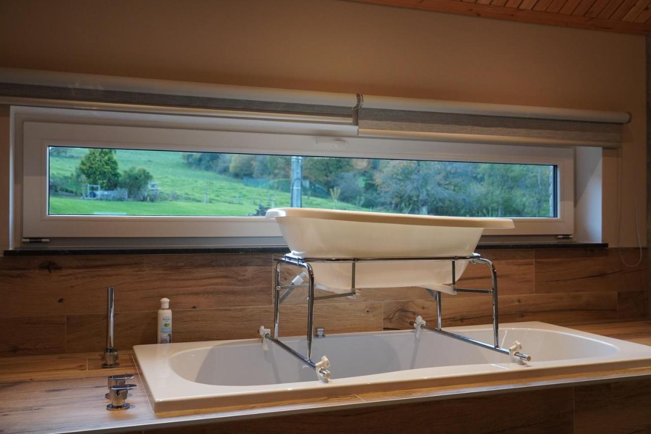 "Petite Perle En Haute Ardenne" Avec Vue Sur La Vallee, Cabine Infra-Rouge Et Bain Balneo Lierneux Bagian luar foto